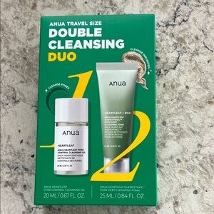 Anua Double Cleansing Duo - Cleansing Oil & Foam Travel Set